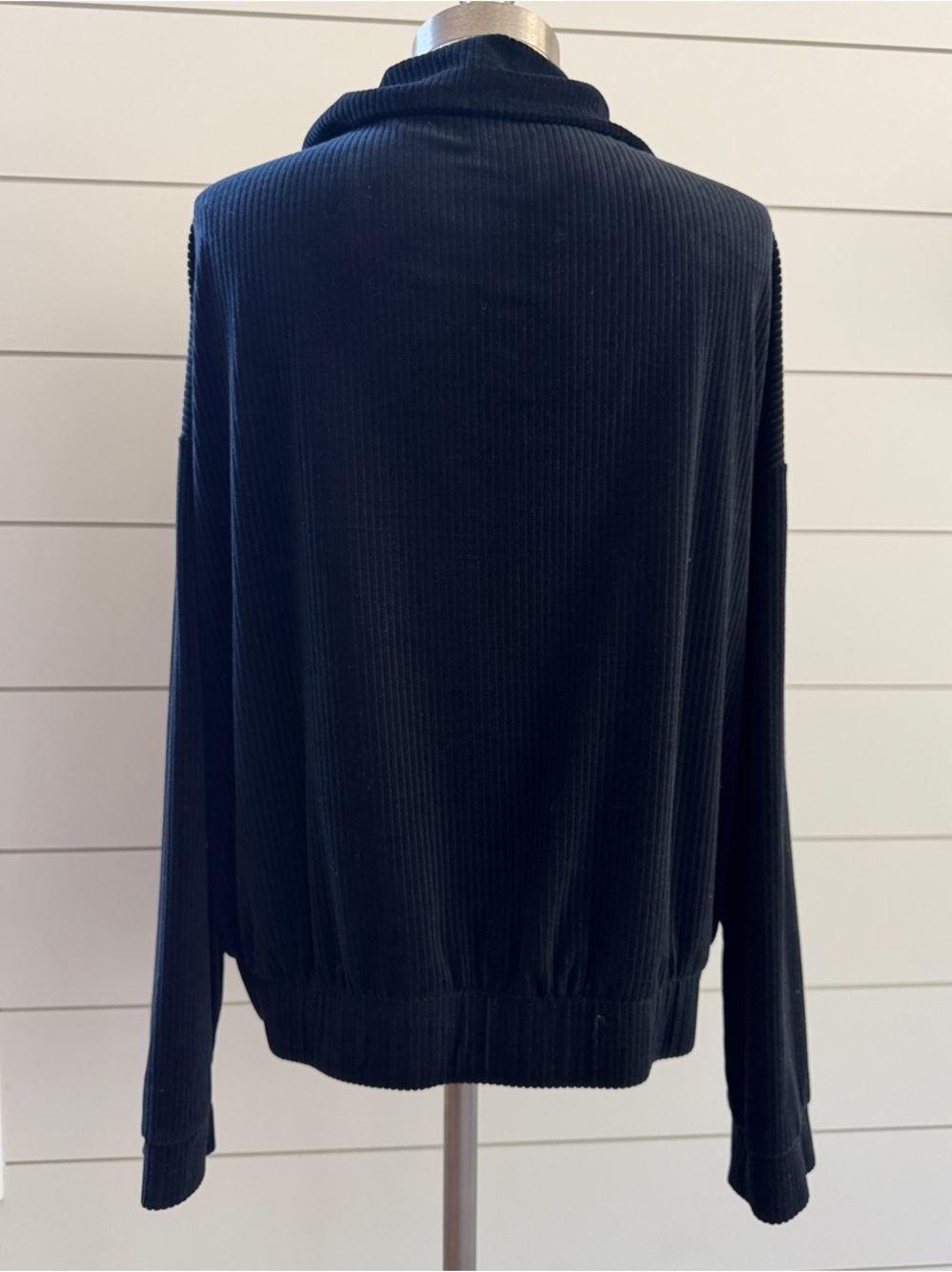 ⚡️RBX Black Ribbed Zip-Up Jacket - Picture 3 of 4